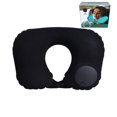 thumbnail image 1 of Almohada de prensa automática con flocado de PVC, almohada inflable en forma de U para viajes al aire libre, protección para el cuello, portátil, 1 of 1
