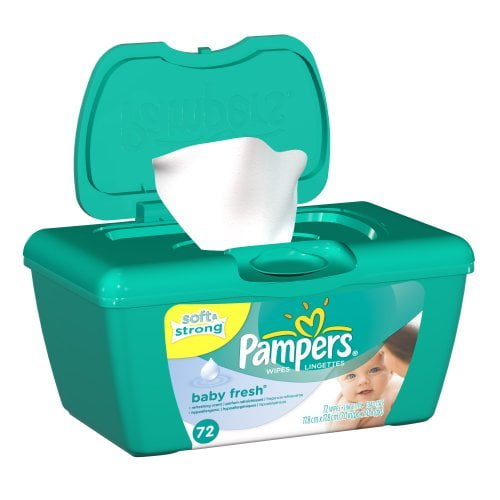 pampers baby wipes tub