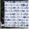 thumbnail image 3 of Ambesonne Sea Animals Shower Curtain, Aquatic Animal Maritime, 69"Wx84"L, Blue Grey, 3 of 4