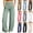 Beige, variant on CHUMUD High Waist Workout Pants for Women Petite with Pockets Stretchy Wide Leg Cross Rise Gym Pants Summer Work Casual