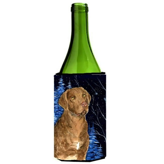 Starry Night Chesapeake Bay Retriever Wine bottle sleeve Hugger
