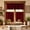Wine, variant on BadyminCSL 3Pcs Plaid Kitchen Curtain Set with Rod Pocket for Small Window/Coffee Shop/Basement, Light Filtering Thermal Insulated Window Curtains