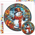 thumbnail image 1 of Kit Con Cuentas Cuadradas 5D DIY Muñeco Nieve Navidad Del 45x45cm, 1 of 9