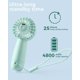 thumbnail image 3 of Fan Portable Hand Fan Rechargeable Battery Mini Usb Electric Personal Travel Fan, Small Handy Powerful,holiday Essentials For Kids Men Womengreen, 3 of 4