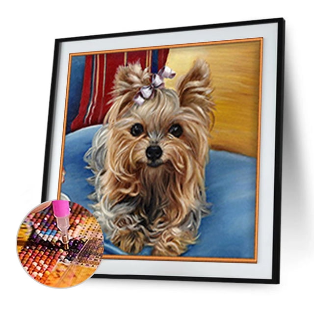 Cuadros Decorativos 5D DIY diamante pintura perro Cruz puntada bordado pared arte costura Kit Sywqhk Nuevos Originales