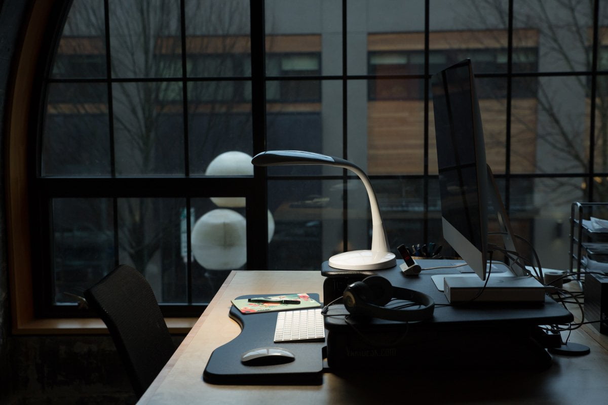 Stella Two Premium 11W LED Sunlight Desk Task Lamp - White