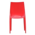 thumbnail image 3 of Fine Mod Imports Square Dining Chair, Red FMI2015-RED, 3 of 5