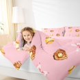 thumbnail image 4 of Manfei Kawaii Bowknot Ribbon 7pcs Queen Bedding,Softball Ball Sport Bedding Comforter Set Queen,Pink Reversible, 4 of 7