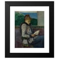 thumbnail image 2 of Henry Moret 20x24 Black Modern Framed Museum Art Print Titled - Reading at the Window (1892), 2 of 5