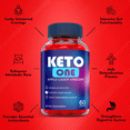 thumbnail image 2 of (2 Pack) Keto One Keto ACV Gummies - Supplement for Weight Loss - Energy & Focus Boosting Dietary Supplements for Weight Management & Metabolism - Fat Burn - 120 Gummies, 2 of 6