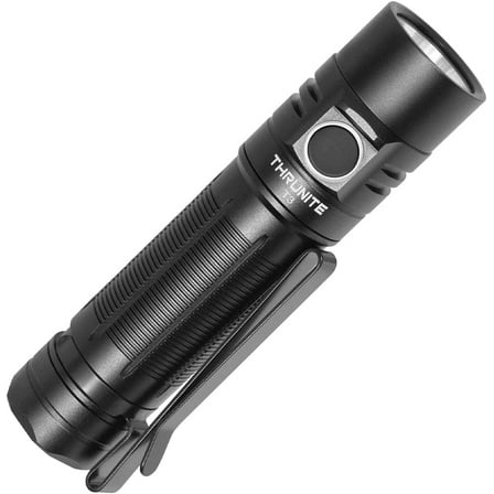 ThruNite T3 Max 301 Meters 2250 Lumens LED Flashlight Rechargeable USB Type C Flashlights Bright EDC Flashlight, Black Cool White