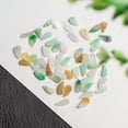 thumbnail image 2 of HOOUN 10pcs 14x7mm Natural Small leaf Emerald Jade Pendant Handmade DIY Beads, 2 of 3
