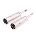 thumbnail image 4 of Conector XLR de a Conector 6,35 Mm Adaptador de Micrófono de 1/4 " Hugo  xlr macho a rca macho, 4 of 6