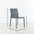 thumbnail image 2 of Chaise Latérale Ergonomique en Cuir de Style Mi-Siècle Moderne Stan - Qualité Contractuelle, 2 of 5