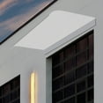 thumbnail image 6 of Wall Mount Awning Canopy, 31.5*19.7in Frosted Rain Shelter, Window Awning Door Canopy Awning Durable, 6 of 18