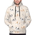 thumbnail image 4 of Hoodies for Men - Cute Dog Puppy sleep Long Sleeve Comfrt Men'S Fashion Hoodies & Sweatshirts, Sweatshirts for Men Hoodies Pullover Clothing Clothes with Pouch, 4 of 7
