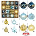 thumbnail image 5 of Adornos navideños, juego de adornos para árbol de Navidad, adornos decorativos irrompibles para colgar en forma de bola para árbol de Navidad, adornos navideños a granel para decoración de mesas, 5 of 5