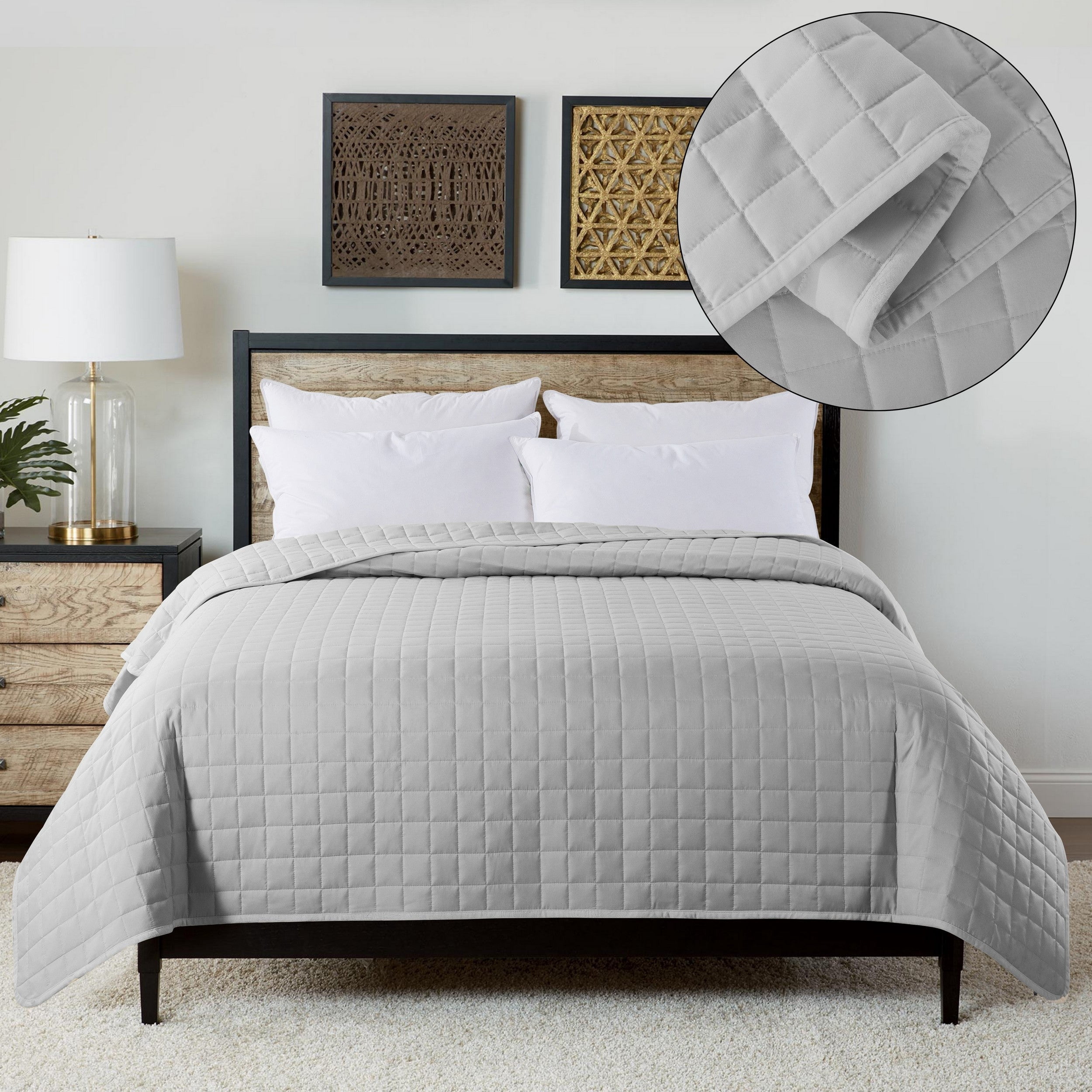 St. James Home Honeycomb Down Alternative Bed Blanket, Pink, Full/Queen