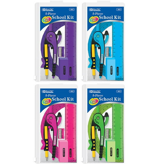 BAZIC 8" Bent Handle Stainless Steel Scissors