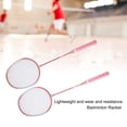 thumbnail image 5 of M Buder Professional Badminton Set Iron Alloy Increased Area Shock Absorption Lightweight Sports Racket for Beginner Children Adults Pink 28.3x9.8in / 72x25cm, 5 of 9