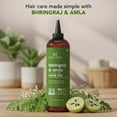 thumbnail image 5 of Botanic Hearth Bhringraj & Amla Hair Oil | Nourishing Scalp & Hair Oil for Dry, Frizzy Hair | Supports Fuller-Looking Hair & Shine | Lightweight Botanical Formula | No Harsh Additives | 6.7 fl oz, 5 of 13