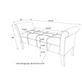 thumbnail image 2 of Iris banc de rangement charbon, 2 of 5
