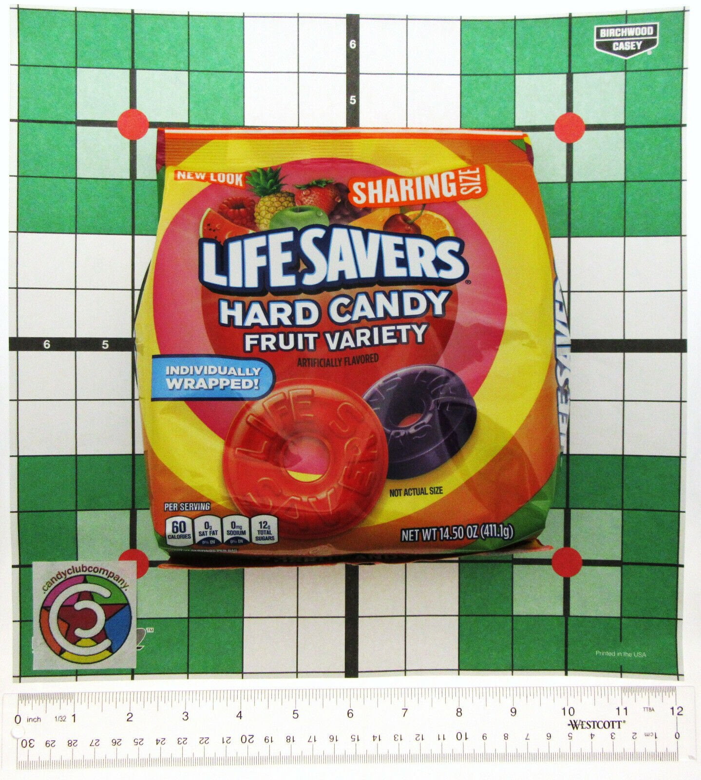 Lifesavers Fruit Variety 10 Flavor Individually Wrapped Hard Candy  14.5oz Bag