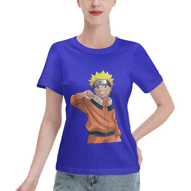 T-Shirt Basique à Manches Courtes pour Femmes Naruto Naruto