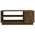 thumbnail image 3 of vidaXL Coffee Table Smoked Oak 102x55x43 cm Engineered Wood, 3 of 5