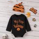thumbnail image 4 of Baby Halloween Costume My First Halloween Long Sleeve Jumpsuit + Pants + Hat (100CM), 4 of 5