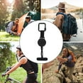 thumbnail image 2 of Portable Telephone Security Cord, 3 x 20 cm Anti-Theft Portable Phone Strap, Retractable Phone Lanyard with Stainless Steel Carabiners, Adjustable Phone Strap Universal Chain,1 Pack(Black), 2 of 9