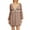 Light Brown, variant on Musuos Women Floral Mini Dress, Elegant Long Sleeve V Neck Lace Patchwork Dress