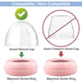thumbnail image 4 of Maymom Screw Ring Collar Compatible with Philips Avent Natural Bottles, Pink, 4 of 4
