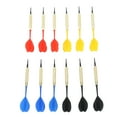 Soft Tip Darts Set with Iron Shafts and Extra Tips for Indoor Electronic Dartboard Gaming