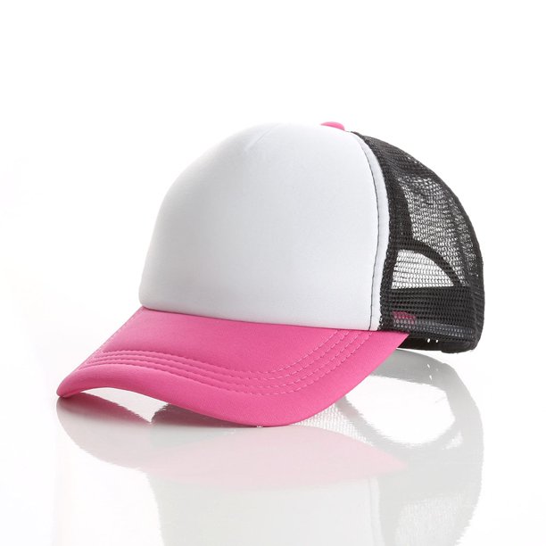 Factory price! Free Custom LOGO Design Personality DIY Trucker Hat Baseball Cap Men Women Blank Mesh Adjustable Hat Adult gorras55-60cm&print logo Gao Jinjia LED
