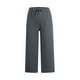thumbnail image 5 of Pantalones de Cintura Elástica de Pierna Ancha para las Mujeres, Cordón de Lino Casual, Pantalones Recortados para las Mujeres, 5 of 7