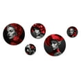 thumbnail image 2 of Designart "Vintage Lady In Stylish Red I" Fashion Woman Metal Wall Art Set of 5 Piece, 2 of 5