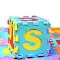 thumbnail image 3 of 36pcs Rompecabezas para Cabritos de Letras Juguetes Educativos Decoración de Habitación SM SunniMix Alfombrilla numérica de letras del alfabeto, 3 of 8