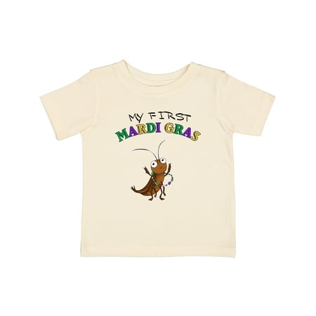 

Inktastic My First Mardi Gras-roach Gift Baby Boy or Baby Girl T-Shirt