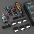 thumbnail image 7 of VGR 668 Hair Clippers for Men Professional, 11000 RPM Vector Motor Barber Clippers Cordless Ceramic & DLC Blade Hair Cutting Kit, Metal Body 3 Modular Replaceable Body Lids with Travel Case, 7 of 7