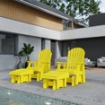 thumbnail image 2 of Wildridge Heritage Gliding Footrest, Lemon Yellow - Outdoor Weather Resistant HDPE Ottoman for Adirondack Chair, 2 of 4
