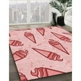 thumbnail image 2 of Ahgly Company Indoor Rectangle Patterned Valentine Red Area Rugs, 4' x 6', 2 of 6