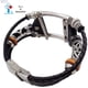 thumbnail image 3 of Fancy Bands (Small Mediume Large xl) con cierre de acero inoxidable y piezas de bronce para mujer, correa de cuero de repuesto ajustable para Apple Watch 38 mm (Series 1,2,3,4,5,6,SE), Classic Black Zhivalor CZDZ-HY150-1, 3 of 5