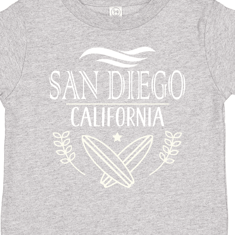 Inktastic San Diego California Cute Surfing Boys or Girls Toddler T-Shirt