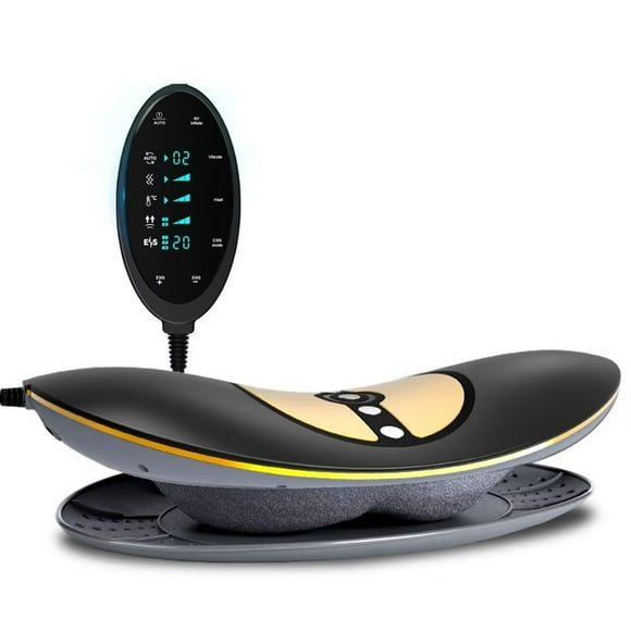 Electric Lumbar Traction Device with Dynamic Airbag Back Stretching, 3 Level Vibration Massage, Electrotherapy, and Thermal Therapy from 113 to 131℉(45 to 55℃)