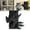 Black, variant on Decorative Dragon-shaped Freestanding Multi-layer Book Shelf Integrated Dragon Head Body Tail Design For Office Book Arrangement, Decor Display And Daily Reading Material Storage