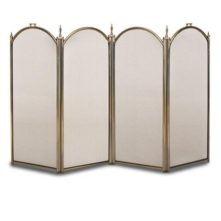 Napa Forge 19241 4 Panel Belvedere Screen Antique Brass