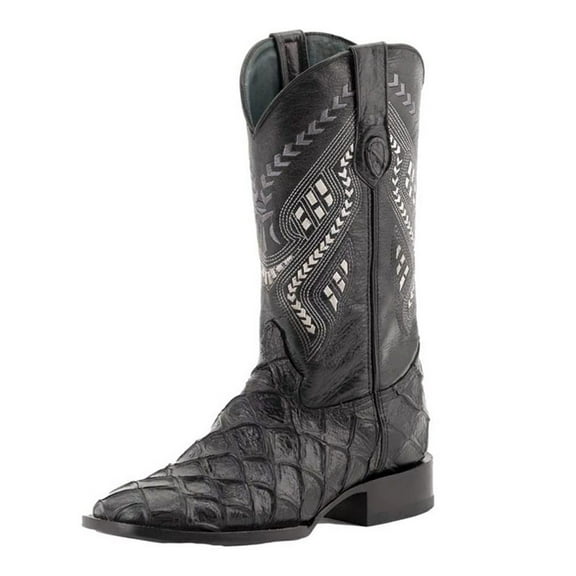 FERRINI Adult Male Bronco S-Toe Boots, Color: Black, Size: 12-D