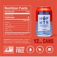 thumbnail image 4 of HOP WTR Sparkling Hop Water Blood Orange 12 Pack, Sugar Free, Low Carb Non Alcoholic Drinks, NA Beer, Adaptogen Drink, No Calories, Adaptogens & Nootropics for Added Benefits, 12 oz Cans, 4 of 7