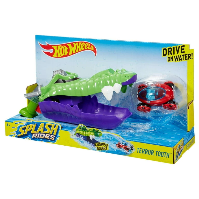 Hot Wheels Splash Rides Terror Tooth Vehicle Walmart